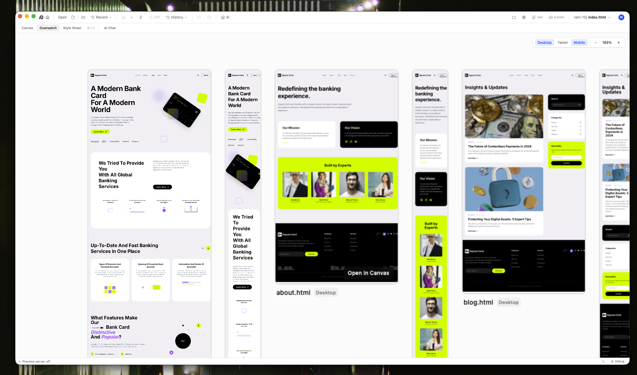 Backdraft Overwatch mode