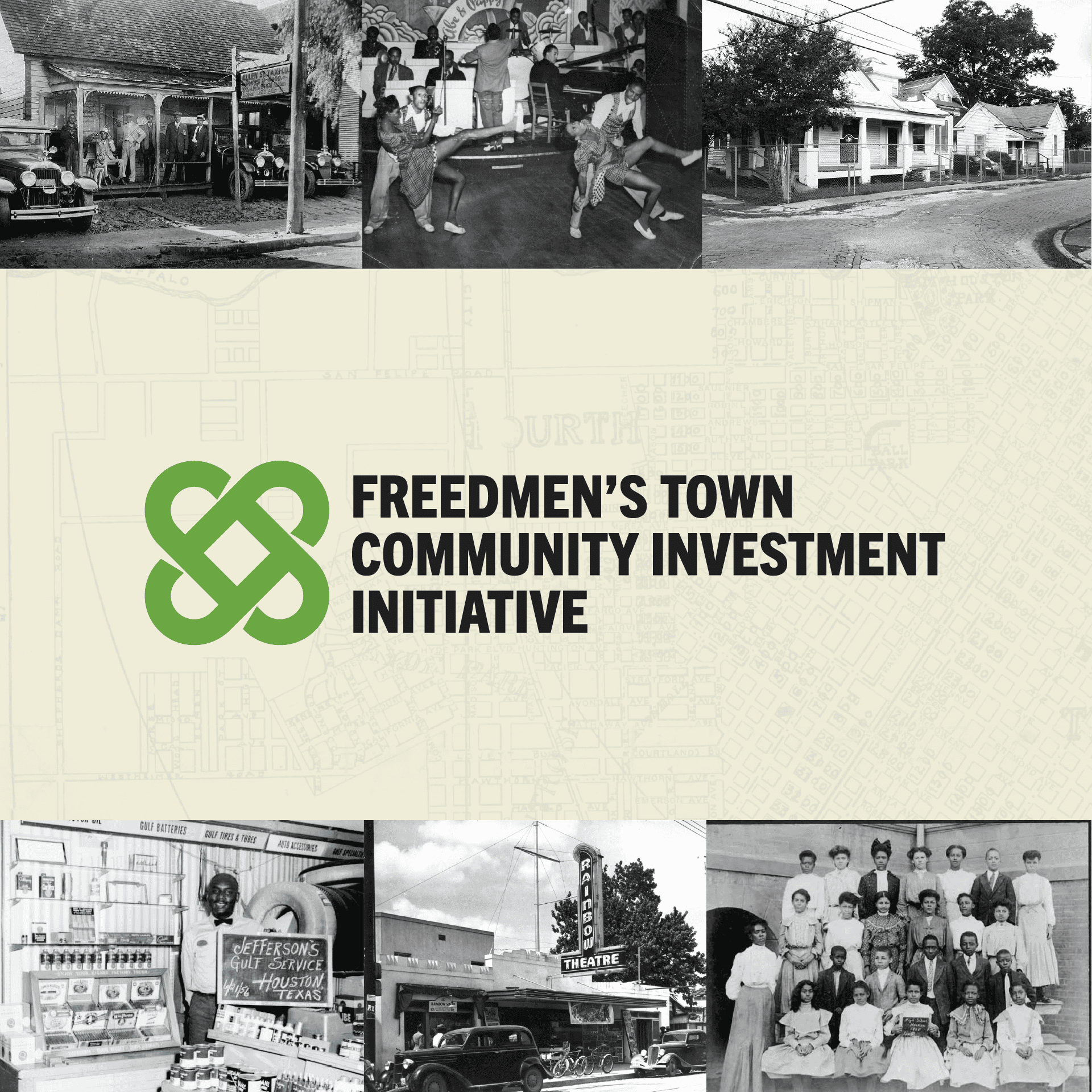 Freedmans Town branding materials