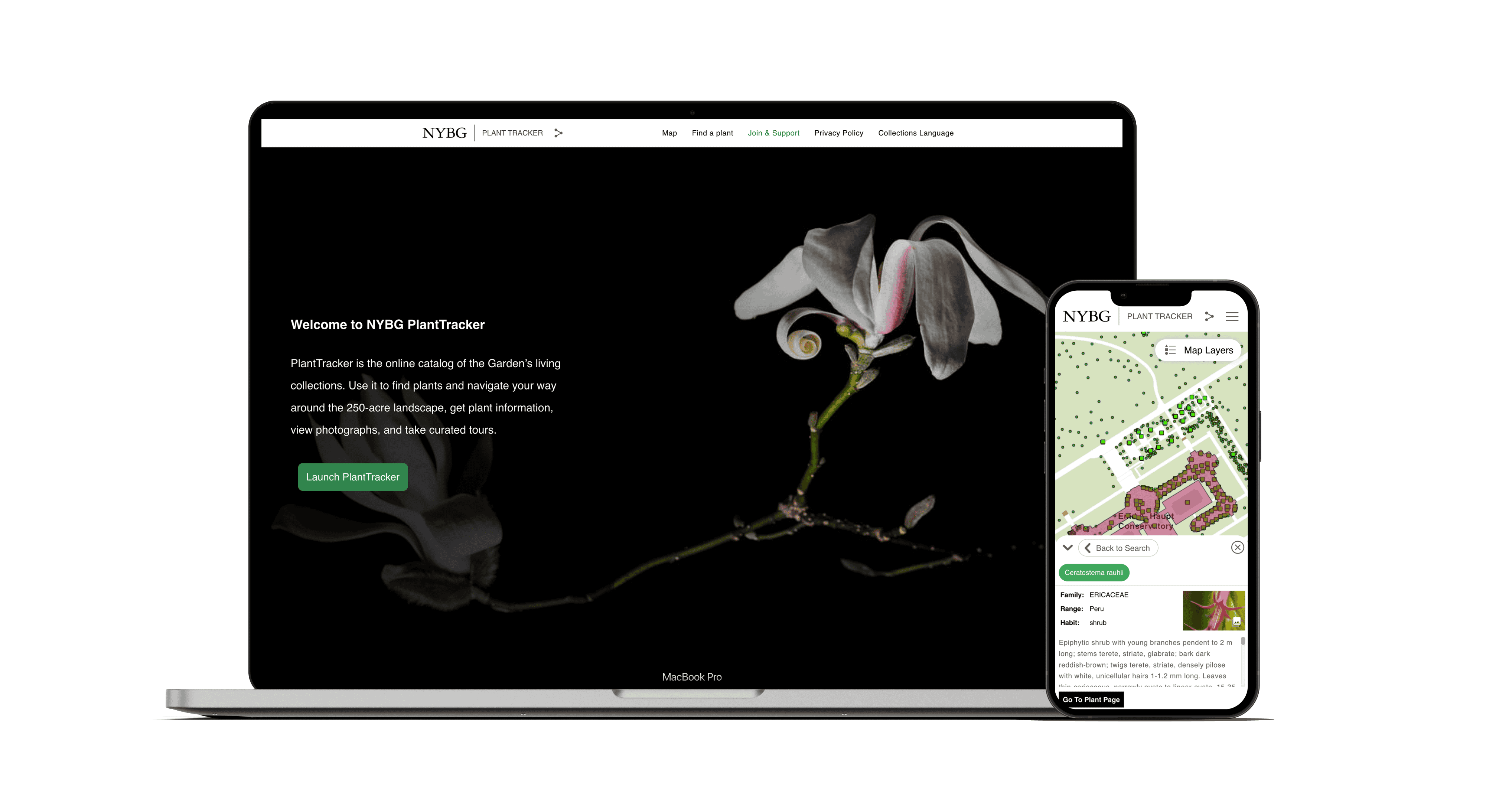 NYBG Plant Tracker