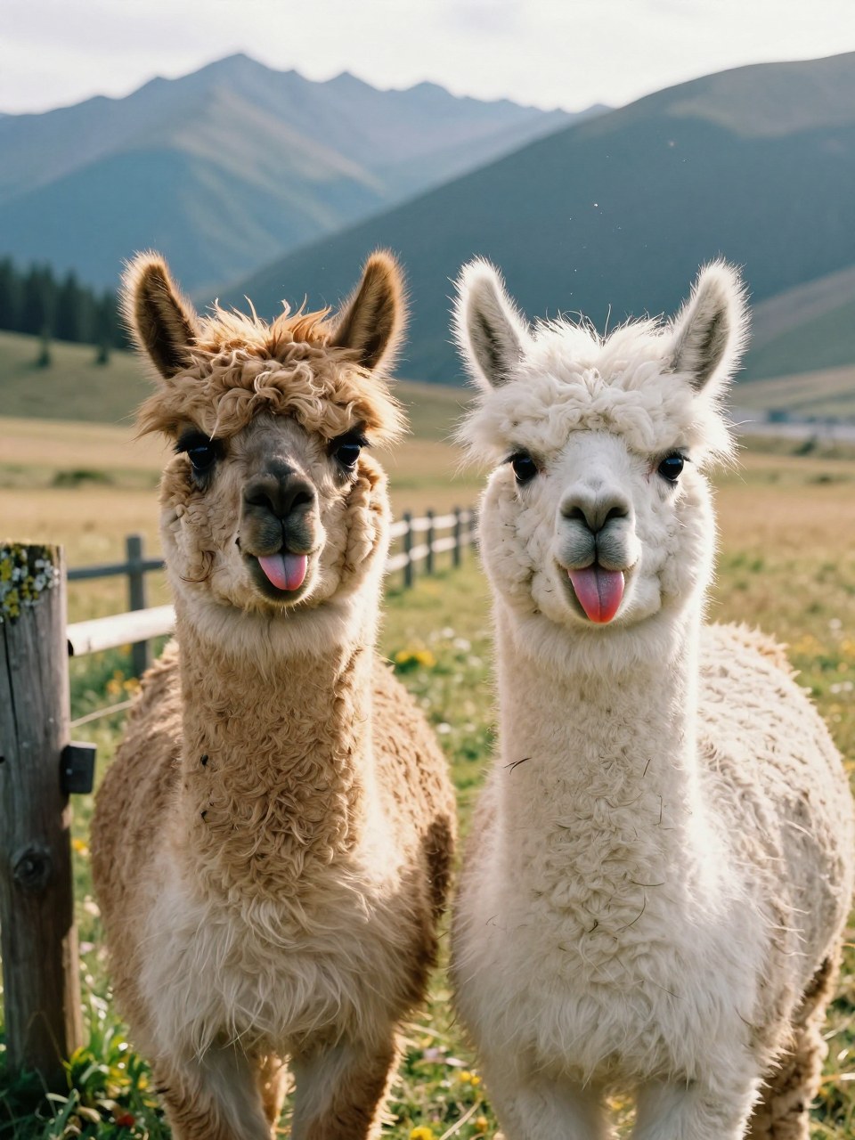 Z-Image Turbo generation: PHOTOREALISTIC, HIGH-DETAIL PHOTOGRAPHY. A candidly captured wildlife portrait of a pair o…
