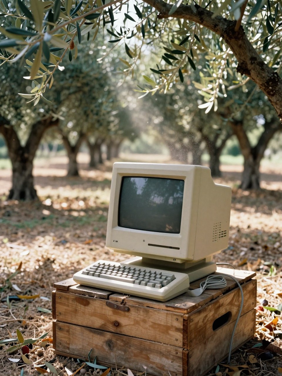 Z-Image Turbo generation: Photorealistic documentary photography of a vintage beige Macintosh Classic desktop comput…