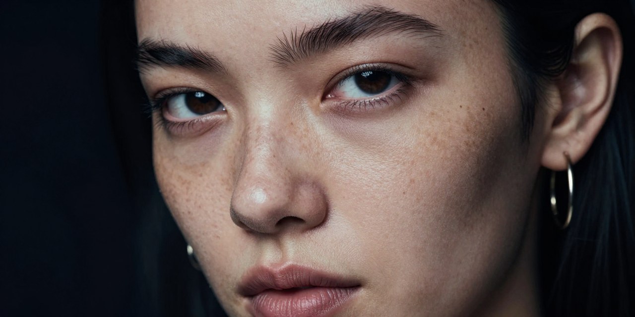 Z-Image Turbo generation: A hyper-detailed extreme close-up portrait focusing on a single facial feature — the eye,…